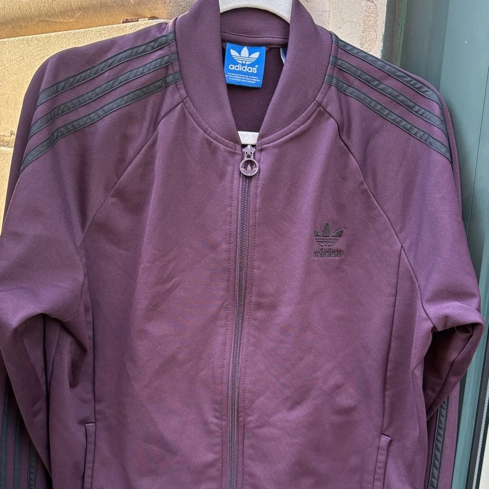Adidas  Track Jacket with Black Stripes - Picture 3 of 8